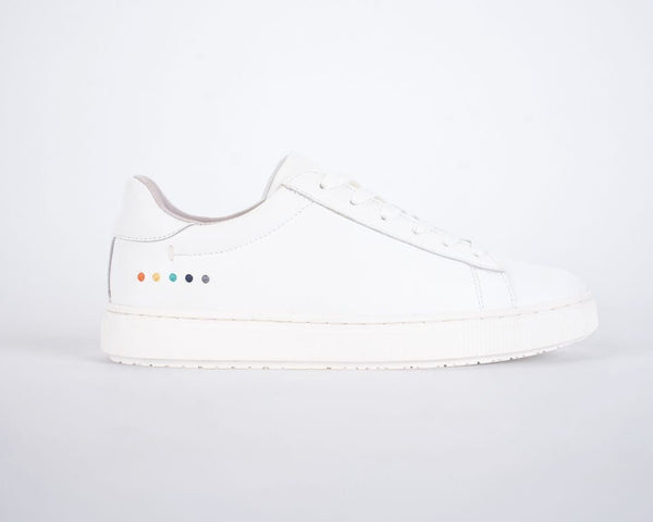 Classic Recycled Leather in White - for him & her - KIBO