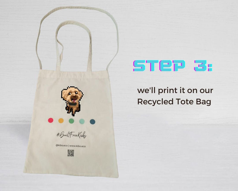 Customised Recycled Canvas Tote - KIBO