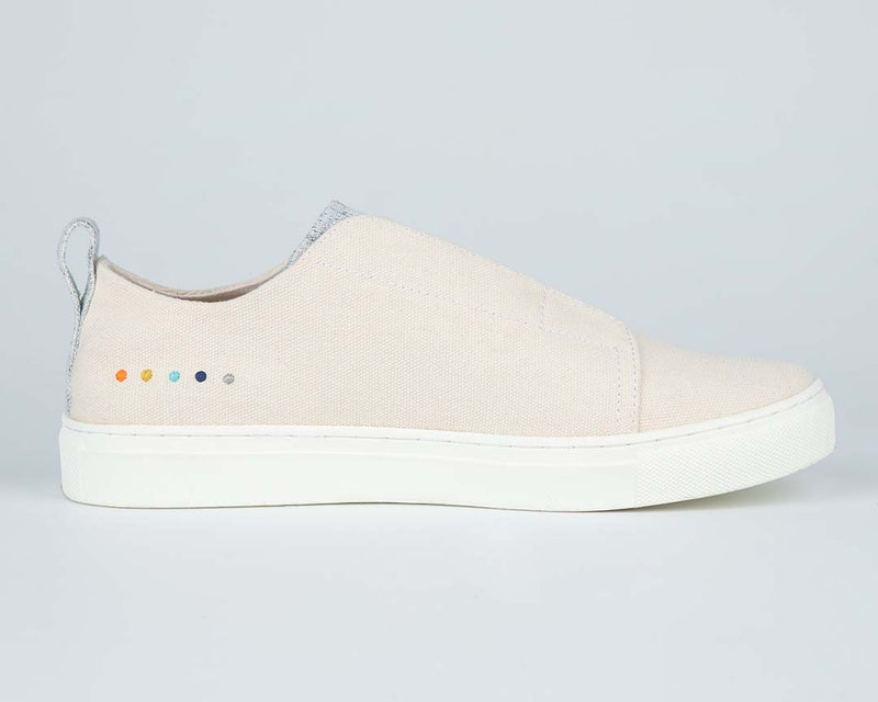 Recycled Canvas Slip-On in SLATE GREY (For Him & Her) - KIBO
